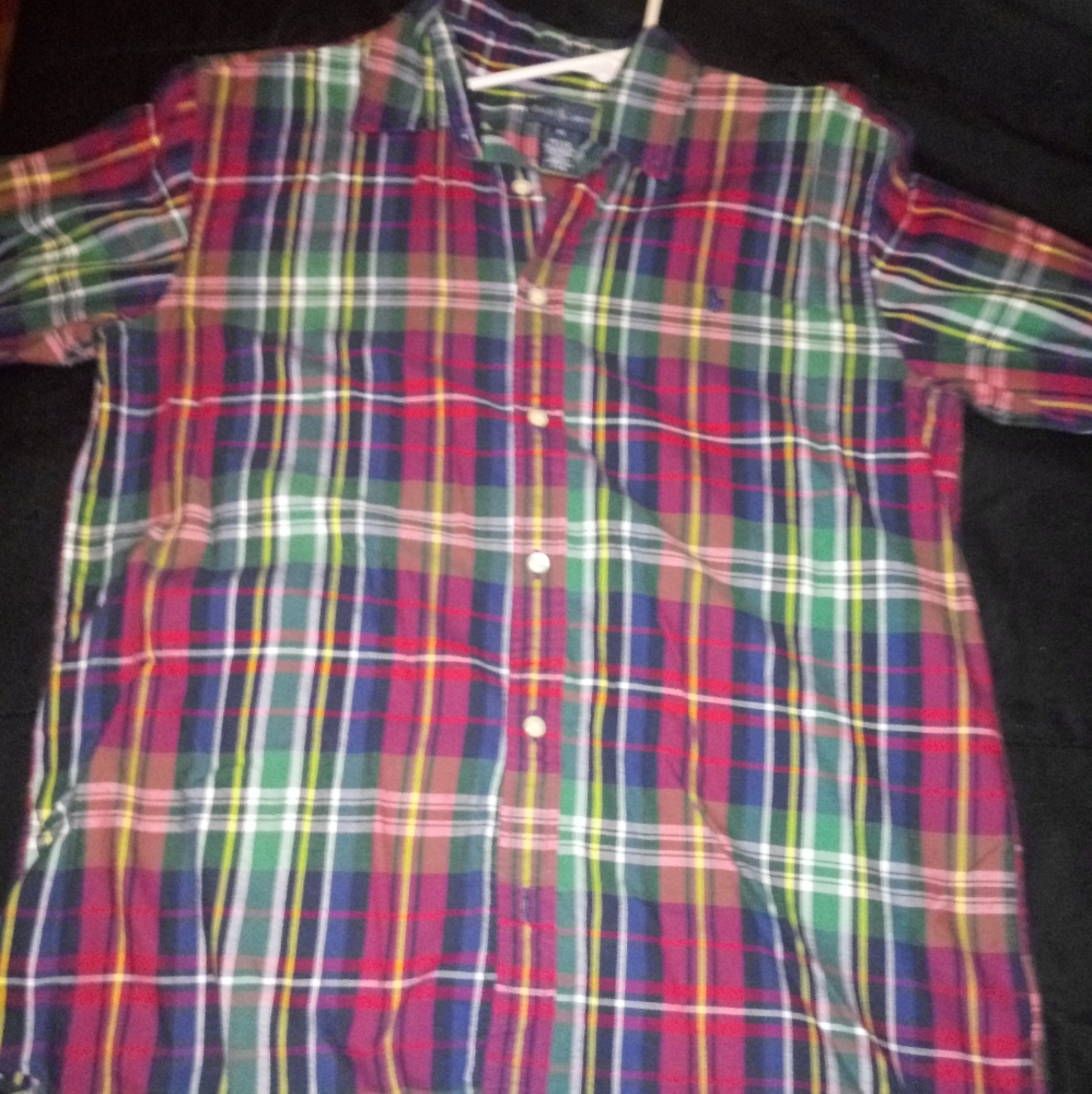 A long sleeved polo Ralph Lauren shirt